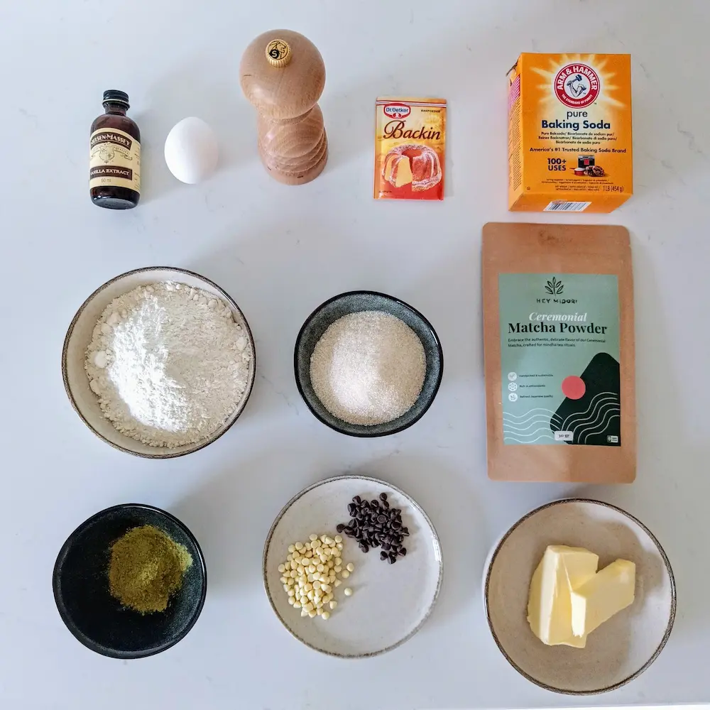 matcha koekjes ingrediënten