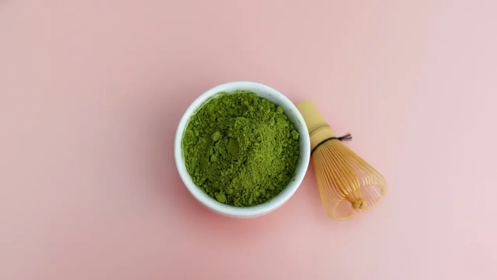 smaak van matcha poeder